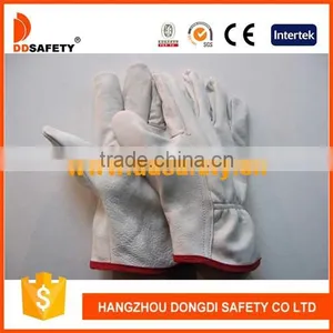 DDSAFETY With 5Years Experience Cow Grain Leather Driver Glove thumbnail-1