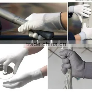 DDSAFETY Top Quality Professional pu Work Gloves Anti Static Gloves-DPU101 thumbnail-4