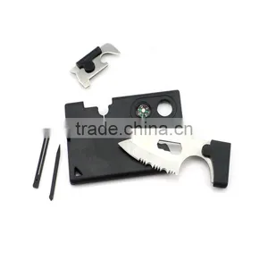 10 in 1 Survival Tools Card Multi Function Army Knife Card thumbnail-2