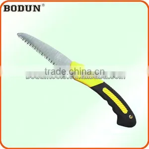 B9004 Good Style Yellow With Black ABS and TPR Folding Saw&pruning Saw&hand Saw thumbnail-1