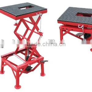 300lbs Mini Scissor Hydraulic Motorcycle Stand Lift Table thumbnail-2