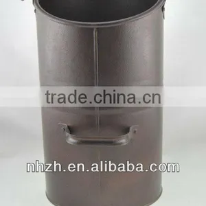 Household Golden Metal Coal Hod thumbnail-1
