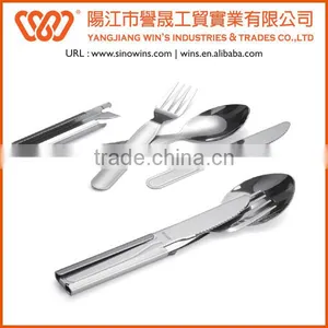 A21-9003 Handy and Foldable Stainless Steel Travel Cutlery Set thumbnail-6