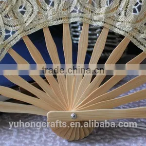 Beautiful Lace Bamboo Fan for Ladies thumbnail-3