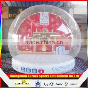 New Finished Inflatable Human Size Snow Globe With Factory Price thumbnail-1