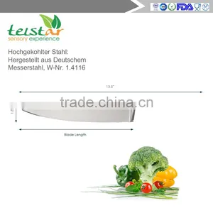 8 Inch Chef's Knife High Carbon Steel: Made of German Brass, W-Nr. 1.4116 thumbnail-3