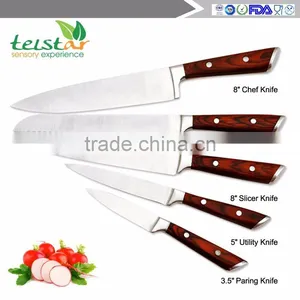 High-end Color Wood Handle Stainless Steel Kitchen Knives thumbnail-3