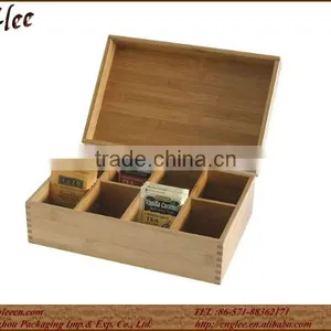 High-garde Wooden Tea Bags Box 8 Compartment thumbnail-1