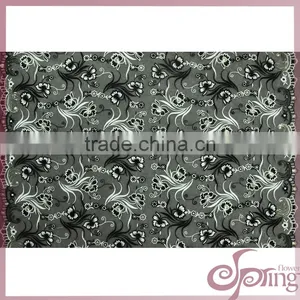 Elegant Embroidery Design Mesh Fabric, Flower Sequin Fabric for Dress thumbnail-6