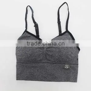 Removable Pad Ladies Sports Bra With Adjustable Strap thumbnail-3