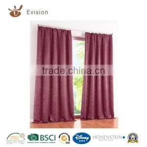 Home Textiles 2016 New Design Eyelets and Tape Blackout Curtain,decorated Curtain,window Curtain With High Quality Tested thumbnail-1