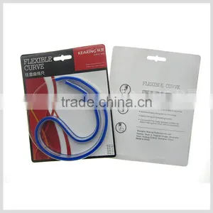 Kearing Durable Plastic Flexible Curve Ruler 40cm & 16'' for Fashion Design Line Drawing # KF-40 thumbnail-2