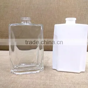 100 ml Fancy Perfume Glass Bottles India, White Coated Stylish Perfume Bottle India thumbnail-3