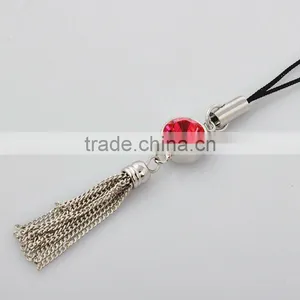 Fashion Mobile Charm, Chain Frange Cell Phone Accessories, High Class Crystal Mobile Accessories thumbnail-1
