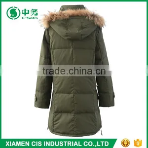 2017 New Style Winter Windproof Warm Sexy Women Long Duck Down Coat thumbnail-4
