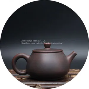 Teapot Nixing Pottery Teapot Hand Painting Tea Ware Money Comes Everyday Tea Set thumbnail-1