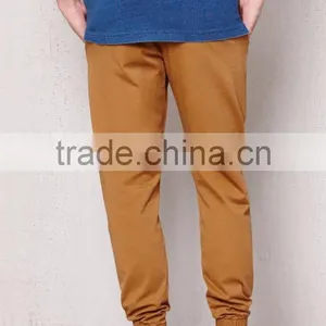 Solid Color Street-inspired Comfortable Elasticized Jogger Jeans Men thumbnail-3