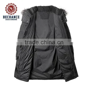 Women Winter Outdoor Down Long Coat With Polyester Fur thumbnail-3