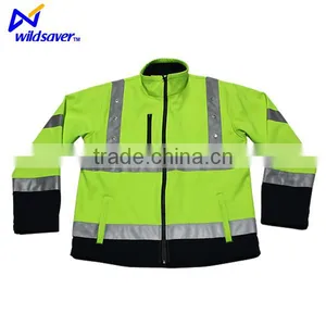 Traffic Safety Wear Long Sleeve Jacket for Road Working thumbnail-1