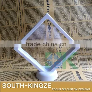 Large Size White 11x11cm Transparent ABS Display Case thumbnail-5