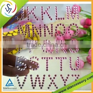 Wholesale Adhesive Rhinestone Letters Stickers thumbnail-6