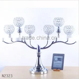 Decoration De Table Stainless Steel Metal Candle Holder Iron Candleholder JC-001 thumbnail-1