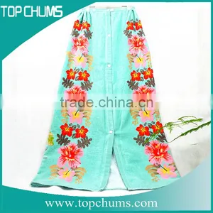 2016 Custom Printed Beach Wrap Bath Towel Dress thumbnail-1