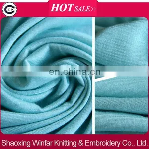 Free Sample Solid Color 100% Rayon Single Jersey P/D Rayon Fabric thumbnail-1