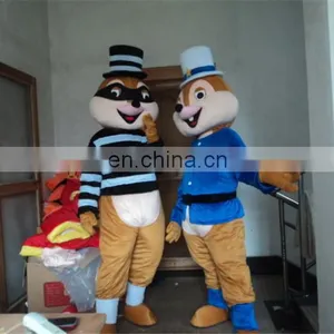 2016 Cute Long Plush Squirrels Two Color Mascot Costume thumbnail-1