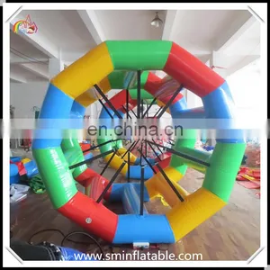 Promotion Colourful Inflatable Water Walking Wheel, Floating Water Roller , Exciting Surfing Water Game From China Supplier thumbnail-2