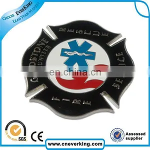 Wholesale Custom With Military Metal Button Name Lapel Pin Badge thumbnail-1