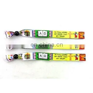 High Quality Cheap Customized Fabric Wristbands thumbnail-3