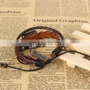Ladies Women Fashion Stainless Steel Genuine Charm Lretro Genuine Leather Watch thumbnail-3