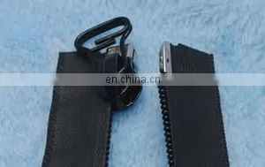 Stock Factory Wholesale Open End Nylon Zippers With Metal Puller thumbnail-5