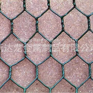 Hexagonal Wire Mesh|PVC Iron Mesh|plastic Coated Wire Netting|chicken Netting thumbnail-1