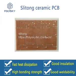 Double-Sided Gold-Plated Ceramic PCB. thumbnail-1