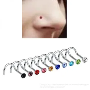 Body Piercing Ornaments Stainless Steel Nose Studs, Nose Studs, Studs, Studs, Ear Nails, Anti Allergies, Foreign Trade Accessories Wholesale thumbnail-1