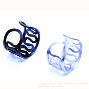 Wish Explosion Stainless Steel Hollow Nose Clip Ear Clip Painless Fake Earrings Accessories Wholesale Manufacturers thumbnail-3