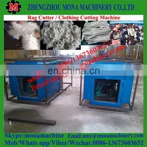 Safe and Easy Operation Rag Chopping Machine / Grass Fiber Chopping Machine / Staple Fiber Cutter With Good Working thumbnail-6