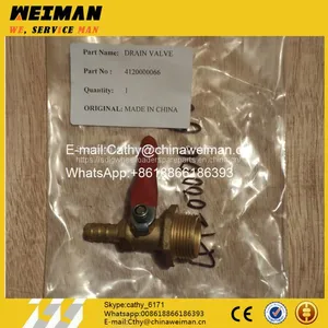 Original LG936L LG958L Wheel Loader Spare Parts 4120000066 DRAIN VALVE VALVULA DE DREN thumbnail-1