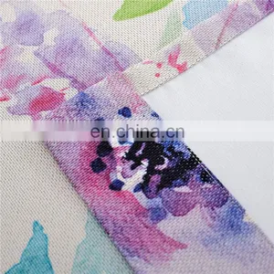 Purple Printed Polyester Blackout Curtains thumbnail-6