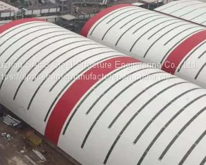 Comprehensive Solid Waste Utilization Project Steel Space Frame Structure Barrel Storage Project in Shanxi thumbnail-5