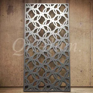 Customization Aesthetic Stainless Steel Room Partition Stainless Steel Titanium Black Gold Room Divider Screen for Whole Deal thumbnail-4