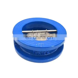 DN50 Small Ductile Cast Iron Wafer Type Single Disc Check Valve thumbnail-5