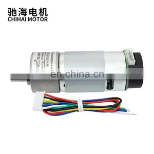 ChiHai Motor CHR-GM37-550ABHL 37mm Eccentric Shaft Output High Torque Gear Reducer Gearbox With 17PPR Encoder Motor for DIY thumbnail-2