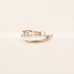 Fashion Hot Sale Stud Plate Charm Silver Finger Rings thumbnail-5