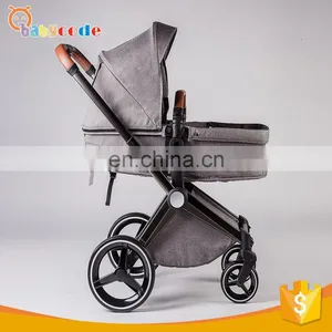 Aluminum Alloy Frame Luxury Baby Carriage With EN1888 Certificate thumbnail-1
