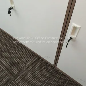 Low Height 3 Door Metal Locker Brown Color H1200xW900XD400mm thumbnail-3