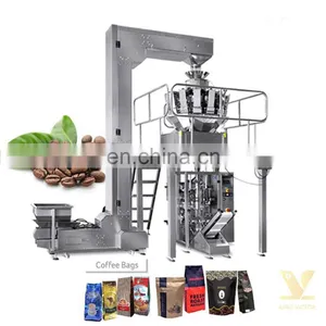 KV 1kg - 5kg Plastic Bag Fully Automatic Granule Coffee Beans Particle Food Rice Packing Machine Price thumbnail-1