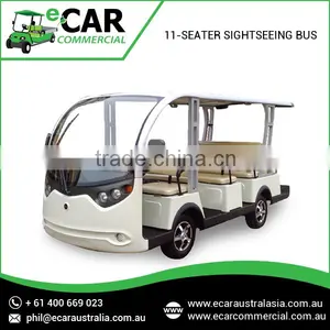 Best Quality 11 Seater Electric Sightseeing Bus for Sale thumbnail-1